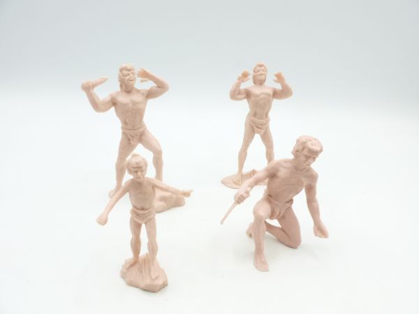 Heinerle Tarzan in 4 different positions, light pink
