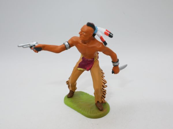 Iroquois with gun + knife - great modification to 7 cm series