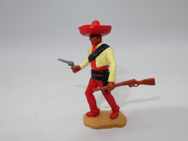 Timpo Toys Mexikaner stehend mit Pistole + Gewehr - tolle Kombi