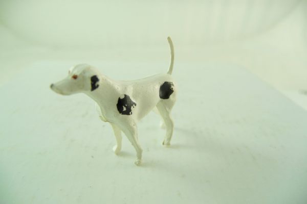 Reisler Jagdhund weiß mit schwarzen Flecken (Hartplastik)