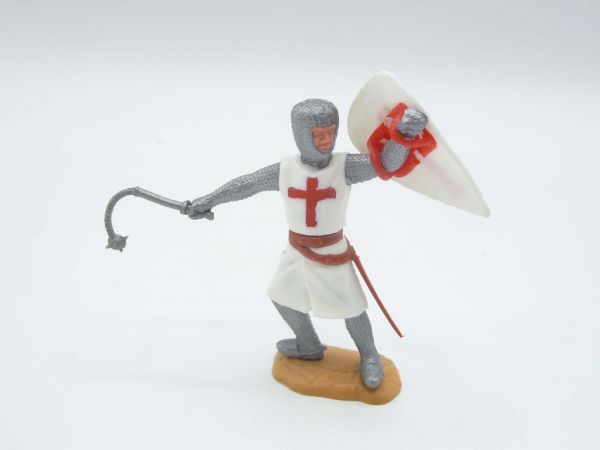 Timpo Toys Crusader 2nd version standing with flail