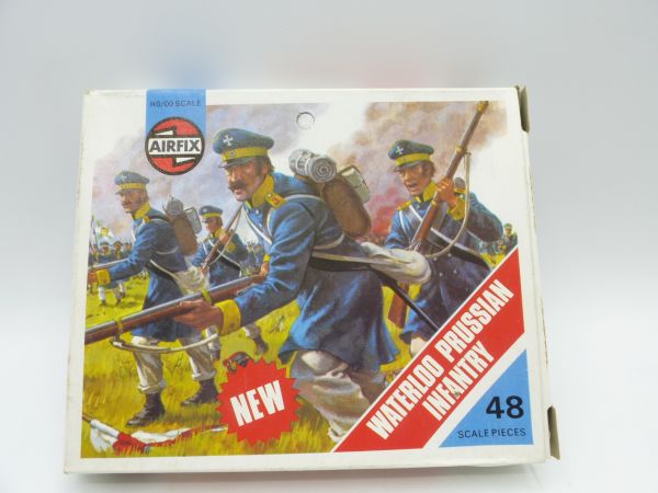 Airfix 1:72 Waterloo Prussian Infantry boxed no. 01756 -9, loose, complete