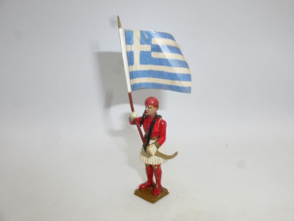 Aohna Greek Evzone soldier / flag bearer - early version