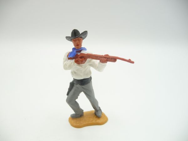 Timpo Toys Cowboy 2. Version stehend, Gewehr schießend - ladenneu