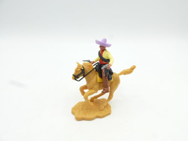 Timpo Toys Mexican riding, light yellow/red, firing 2 pistols