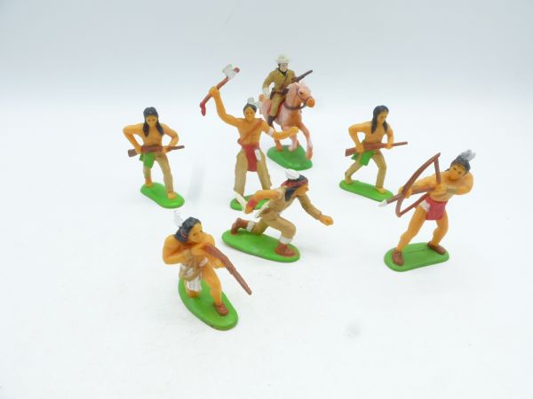 Panini Indian set (6 foot figures, 1 scout riding)