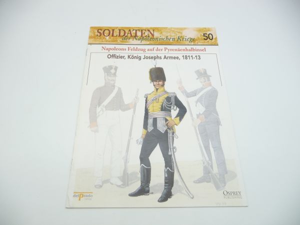 del Prado Booklet No. 50 Officer, King Joseph's Army 1811-13