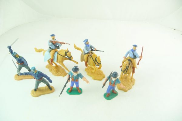 Timpo Toys Gruppe Umbauten (Afrika / Kolonialzeit), insgesamt 7 Figuren