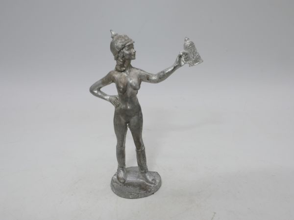 Nude with helmet + cup (height 6 cm)