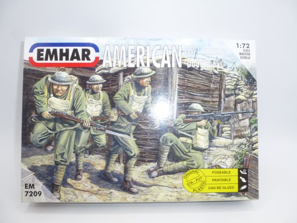 Emhar 1:72 American Infantry WW 1 "Doughboys", Nr. 7209 - OVP, am Guss