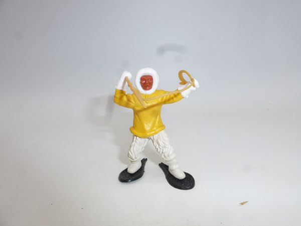 Timpo Toys Eskimo, yellow with harpoon