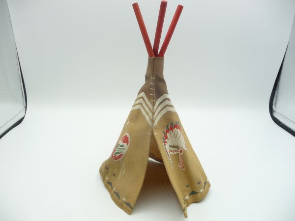 Elastolin Indian tipi made of fabric - very good condition