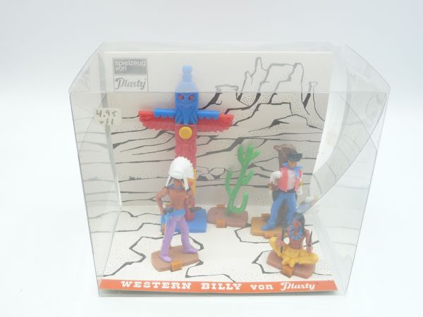 Plasty Blister box Wild West, No. 4776, Cowboy/Indian Diorama - brand new