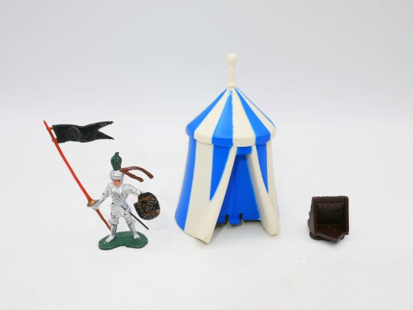 MARX Knight's tent suitable for 4 cm knights, e.g. from Marx