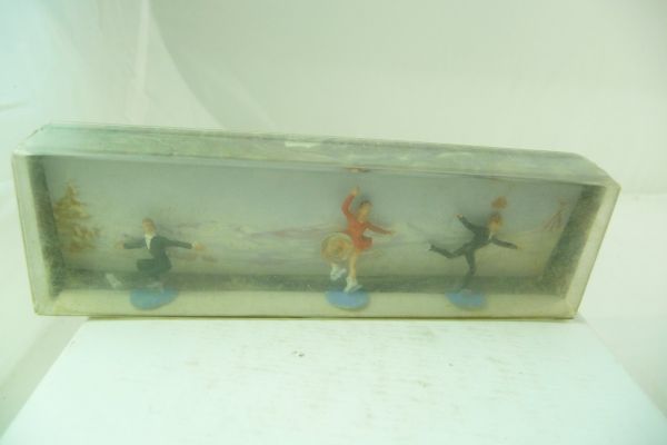 Merten 3 figure skaters, No. 2221 - great rare original box, see photos