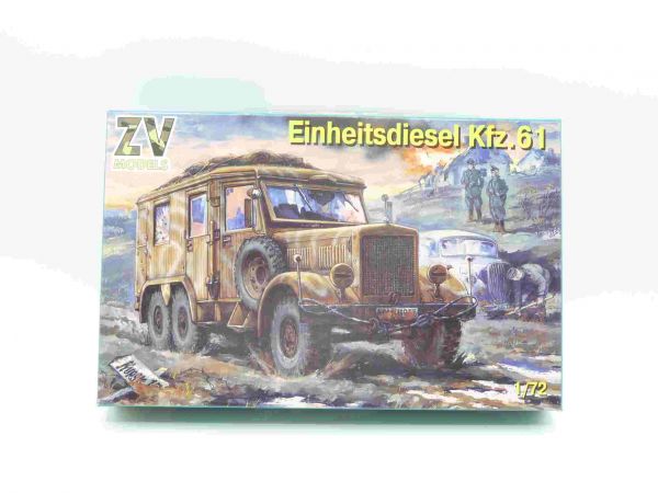ZV Models 1:72 Standard diesel engine Kfz.61 - parts on cast