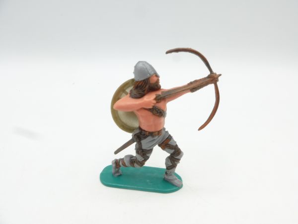 Timpo Toys Wikinger, Bogenschütze mit goldenem Originalschild