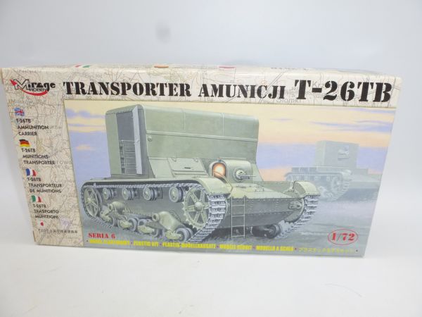 Mirage Hobby 1:72 T-26 TB Ammunition Carrier, No. 72607 - orig. packaging