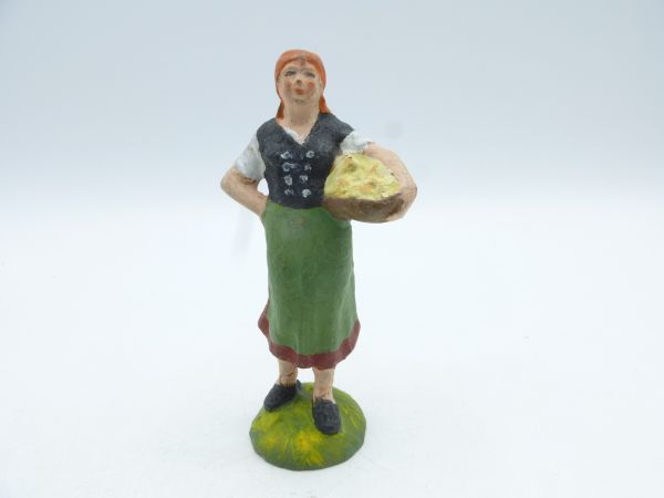 Maid with bowl, height 8 cm