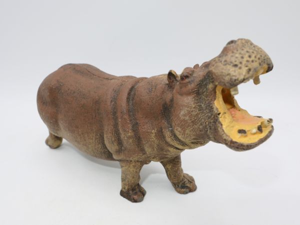 Lineol Hippopotamus with open mouth - great showcase item