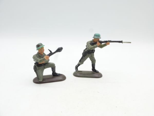 2 Soldaten moderne Armee, passend zu 54 mm Serien