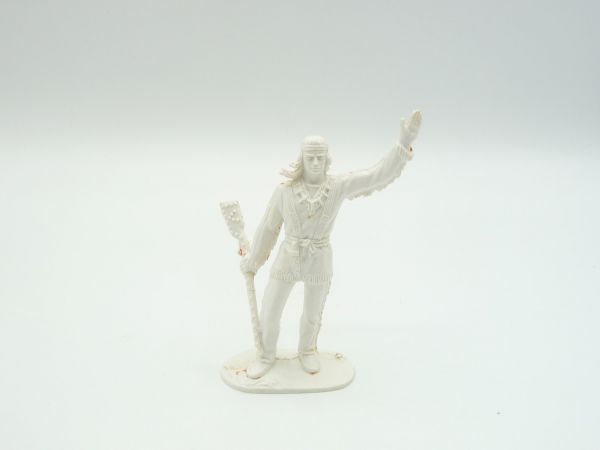 Elastolin 7 cm blank figure Winnetou with silver rifle
