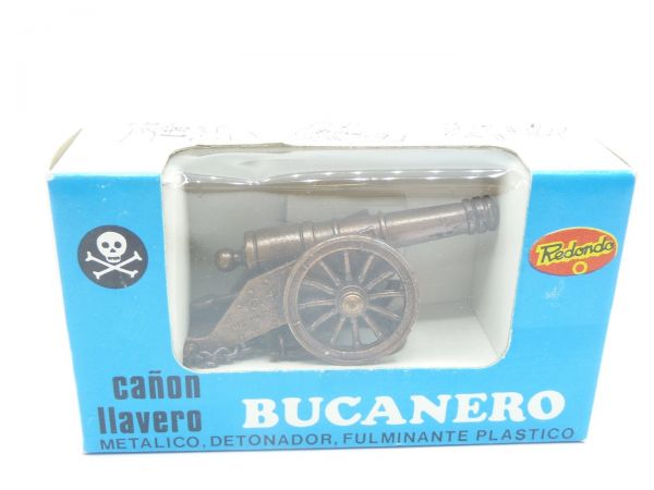 Bucanero Metal cannon (Spain), length 7 cm - orig. packaging, unused