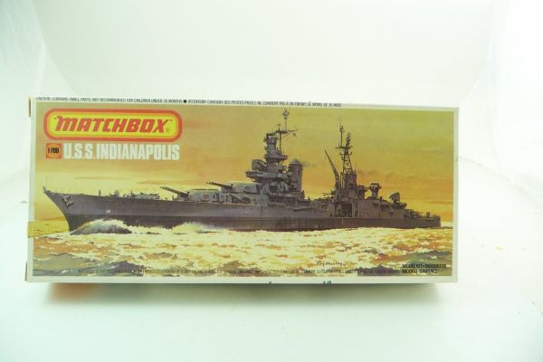 Matchbox 1:700 U.S.S. Indianapolis PK 165 - orig. packaging, parts on cast incl. instruction