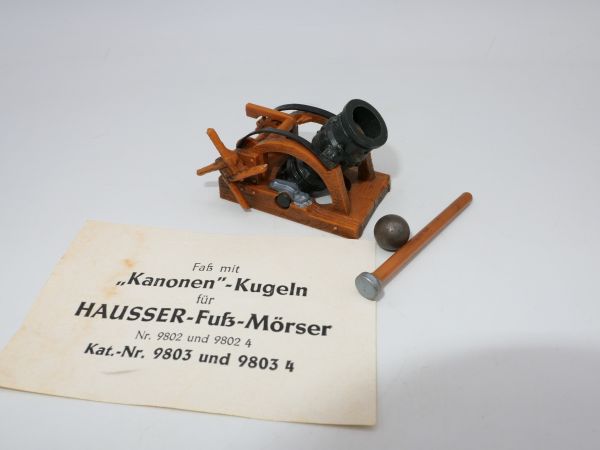 Elastolin 4 cm Fußmörser mit Kugel + Stopfer, Nr. 9802, inkl. Beiblatt