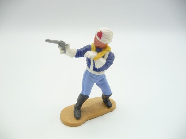Timpo Toys Union Army Soldier 4th version, wounded firing pistol