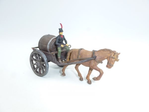 MT-Figur Cart with innkeeper / wine cask - painted