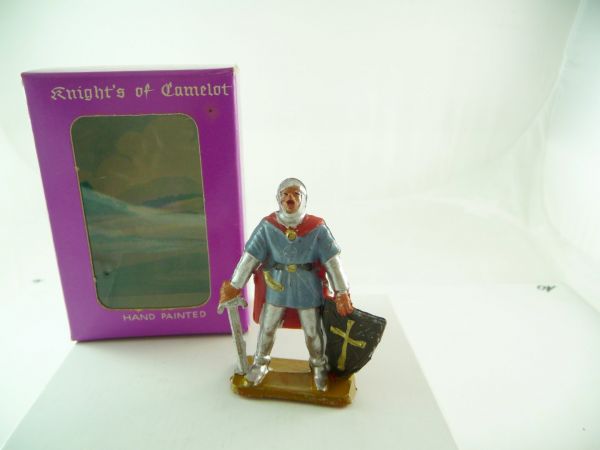 Starlux Knight's of Camelot - knight with sword + shield, light-blue