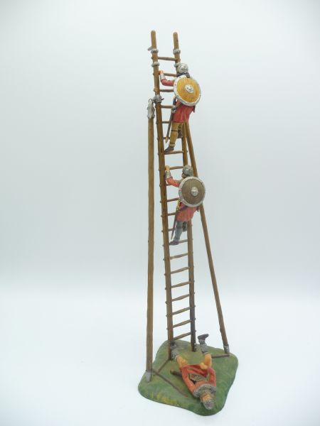 Modification 7 cm Small diorama storm ladder with crew (3 Normans) - great work
