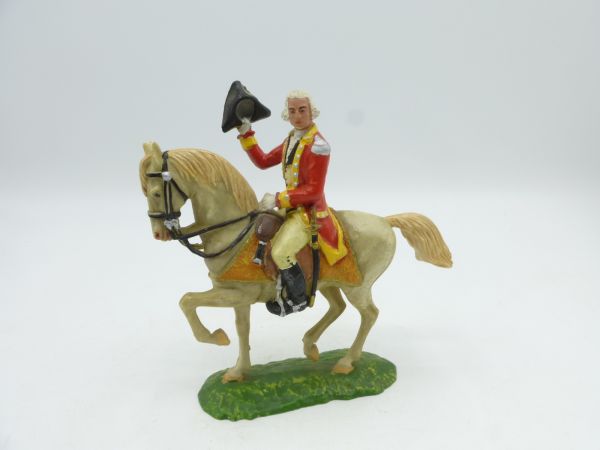 Elastolin 7 cm British Grenadiers: Officer on horseback, No. 9130