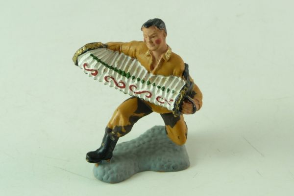 Britains Swoppets Cossack, dancing with accordion - good condition, see photos