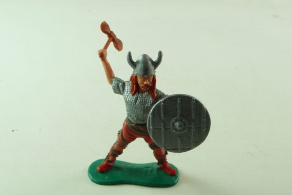 Timpo Toys Viking with red-brown double axe (weapon replica)