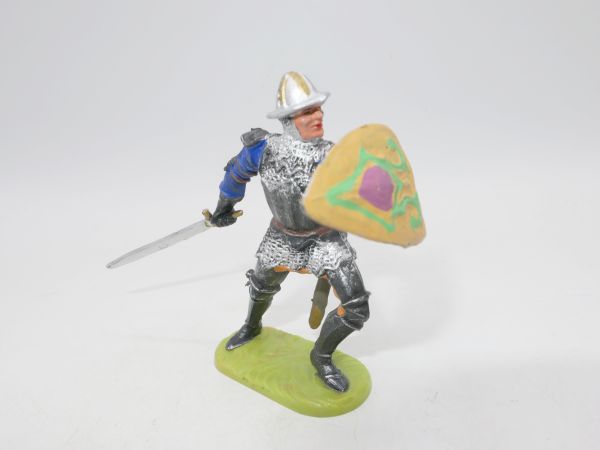 Elastolin 7 cm Knight defending, No. 8940, painting 2