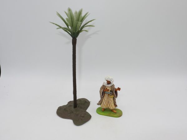 Elastolin 7 cm Palm tree, height approx. 17 cm - great for 7 cm series