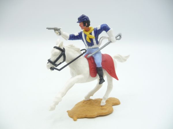 Timpo Toys Union Army officer 4th version riding with sabre + pistol
