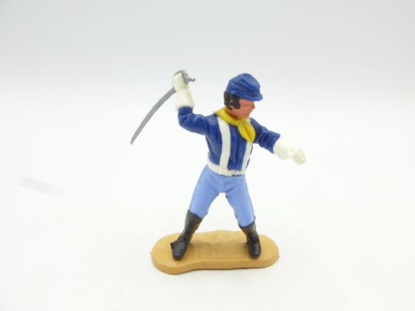 Timpo Toys Union Army soldier 4th version, soldier lunging with sabre from above