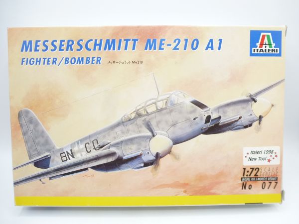 Italeri 1:72 Messerschmidt ME-210 A1 Fighter / Bomber, No. 077