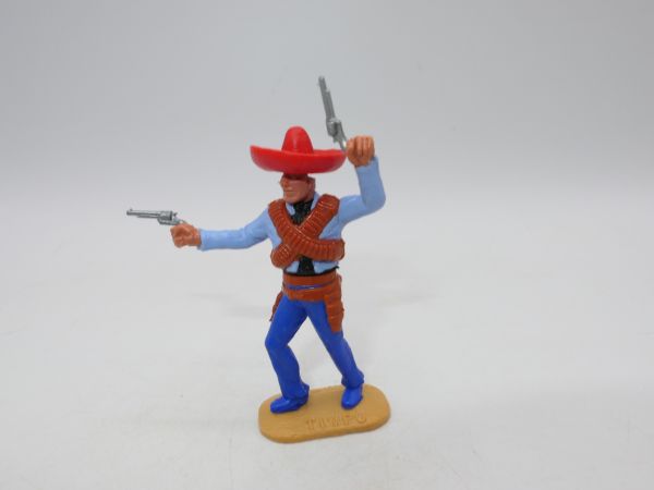 Timpo Toys Mexican standing, firing 2 pistols wildly