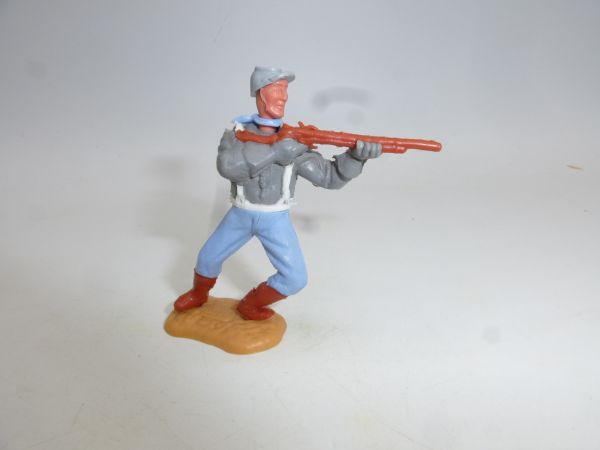 Timpo Toys Südstaatler 2. Version stehend, Gewehr schießend