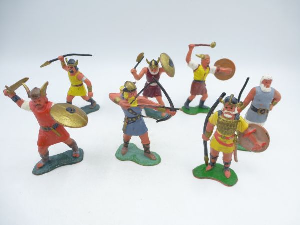 Heimo Group of Vikings (7 figures) - slightly used