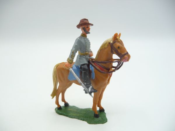 Elastolin 4 cm Southern states: Officer on horseback, No. 9185 - great painting