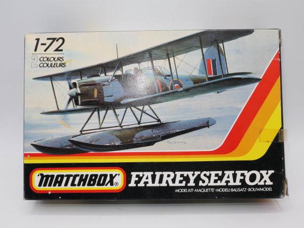 Matchbox Fairey Seafox PK 36 - orig. packaging, on cast
