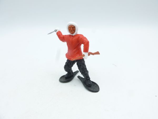 Timpo Toys Eskimo red with knife + rifle