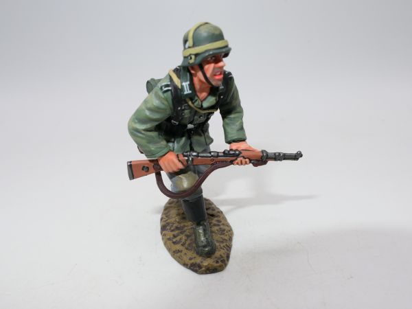 King & Country Wehrmacht: Soldat laufend mit Gewehr