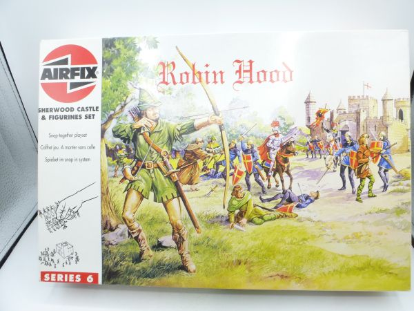 Airfix 1:72 Robin Hood: Sherwood Castle + figures, No. 06702 - orig. packaging