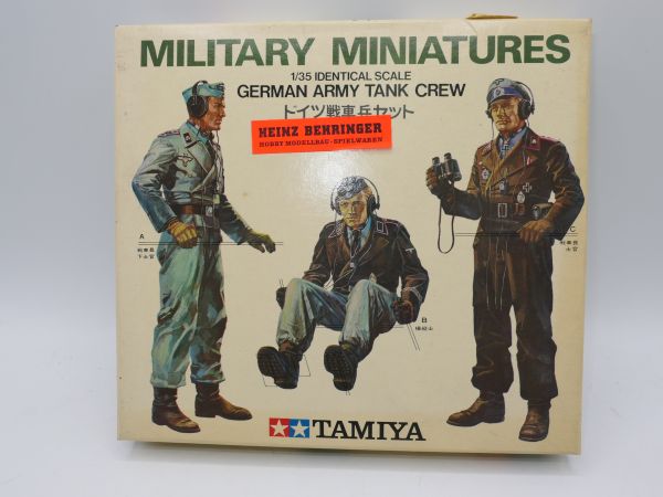 TAMIYA 1:35 German Army Tank Crew - orig. packaging, on cast